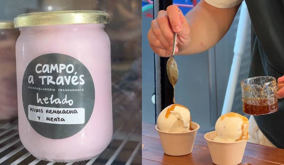 Sie produzieren nur 50 Liter pro Tag: die Mikro-Eisdiele in San Lorenzo de El Escorial mit Eis aus frisch gemolkener Ziegenmilch aus dem Guadarrama für 3,50 €