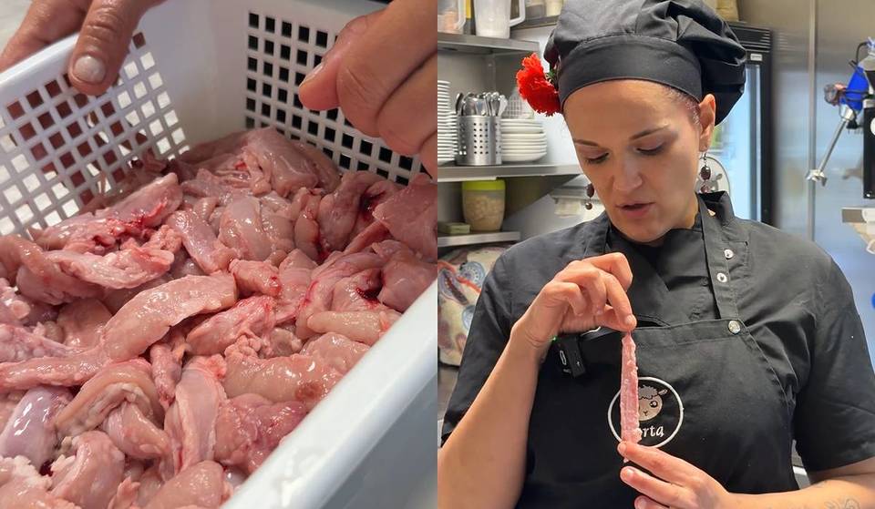 Es gibt nur eines pro Lamm: das exklusive Produkt, das dieses Restaurant in Madrid als Delikatesse verkauft