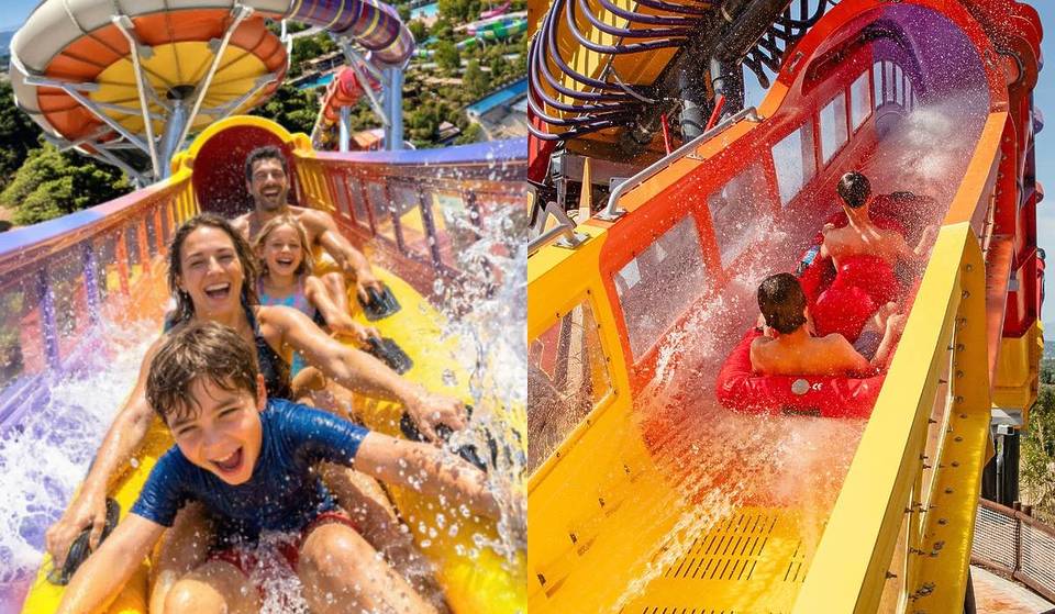 El parque acuático de Madrid que estrena una atracción única en Europa: 7 metros de altura y 35 km/h