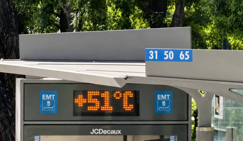 The real reason why Madrid’s bus shelters read up to 51 degrees when the actual temperature is 38: the impact of metal and glass