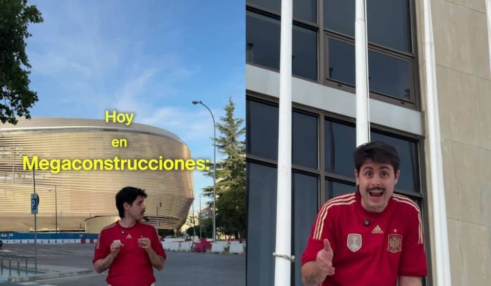 Die riesige Laufbrücke der Fußball-WM 1982 in Spanien ist immer noch im Einsatz: Heute verbindet sie zwei Stadtteile von Madrid, nachdem sie vom Bernabéu abgebaut wurde