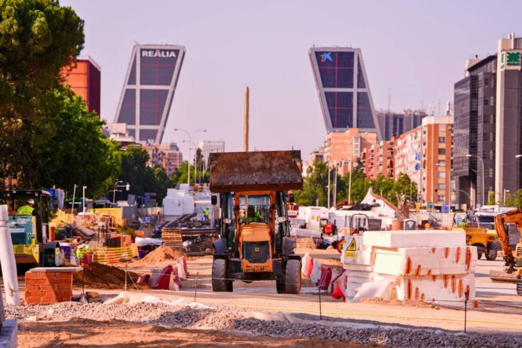 lavori al parco della Castellana