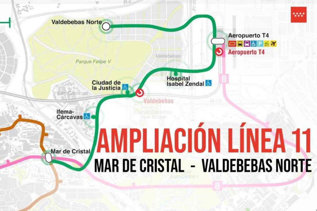 È il più grande progetto della metropolitana di questa legislatura: il piano da 880 milioni della Comunità di Madrid per ampliare la L11