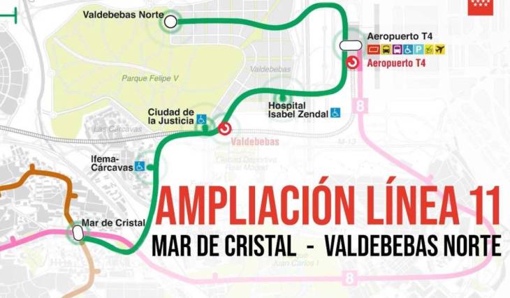 It is the largest metro project of this legislative term: the Community of Madrid’s 880-million-euro plan to expand Line 11