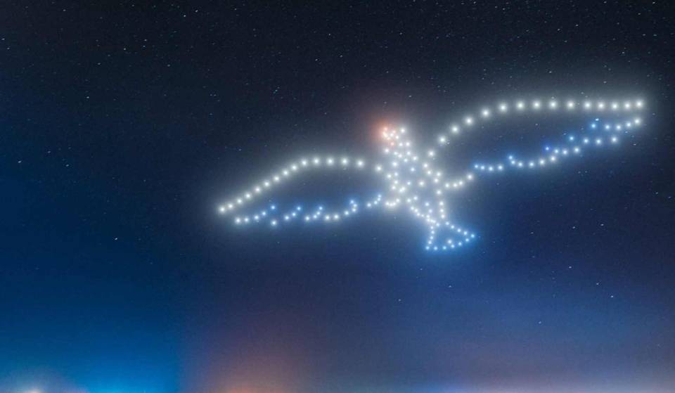 Un espectáculo con drones iluminará este fin de semana un municipio de Madrid: está inspirado en la naturaleza y es completamente gratis