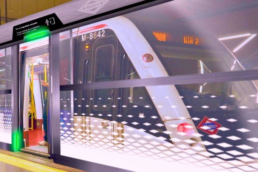 treno senza conducente metropolitana
