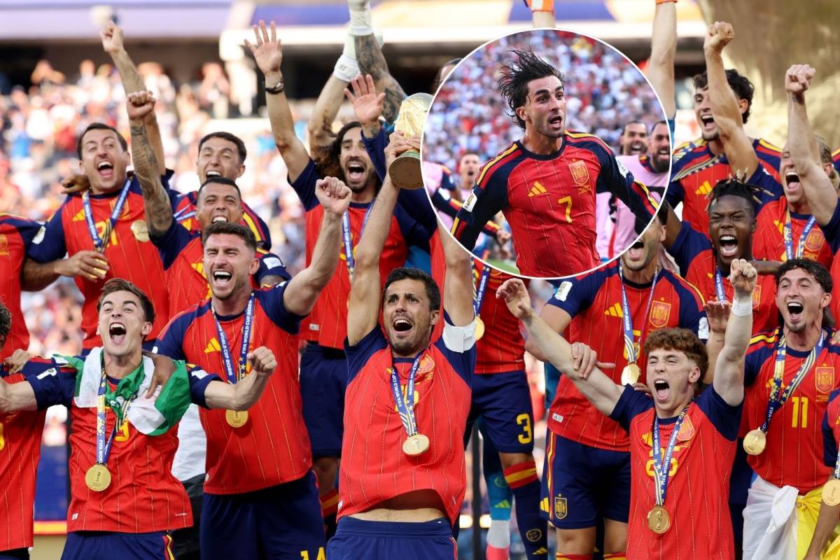 Recorrido de la rúa de España por Madrid para celebrar el Mundial ...