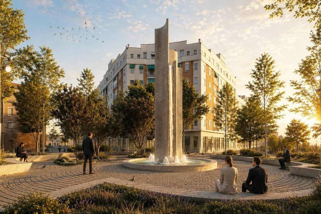 Madrid tendrá una fuente más alta que Cibeles y Neptuno: será la gran entrada al nuevo Parque Ventas y abrirá este otoño