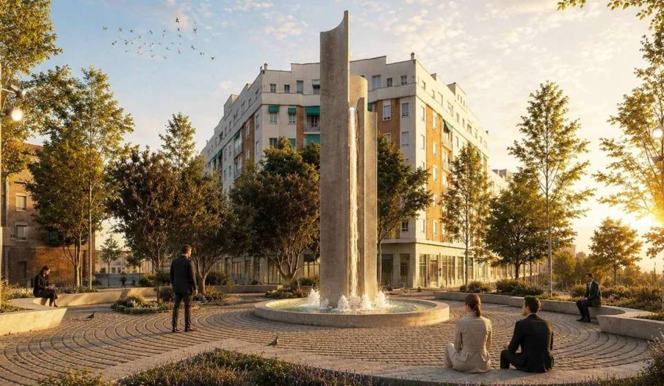 Madrid vai ter uma fonte mais alta do que a de Cibeles e a de Neptuno: vai ser a grande entrada do novo Parque Ventas e vai abrir este outono