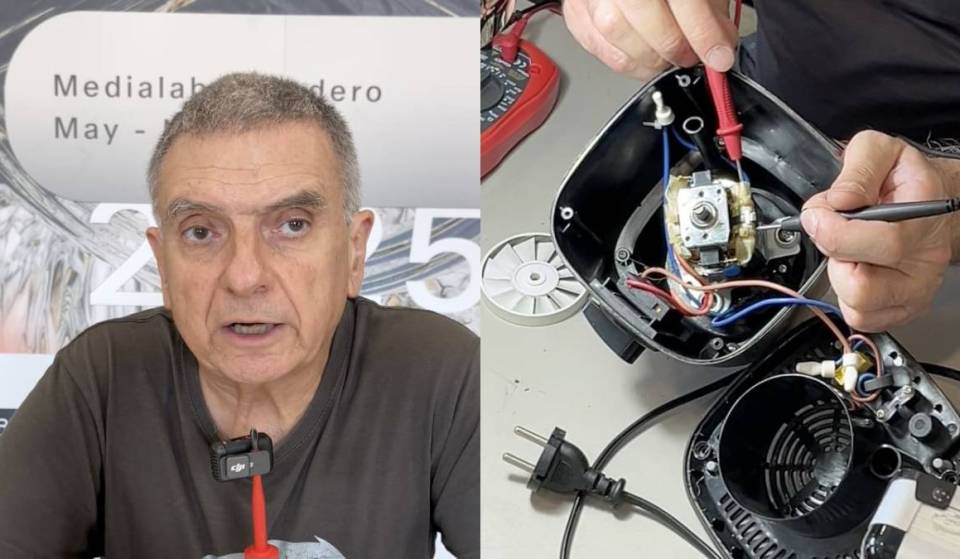 Avant de jeter cet appareil électroménager cassé à la poubelle, apporte-le au Matadero : tous les samedis, des bénévoles essaient de le réparer