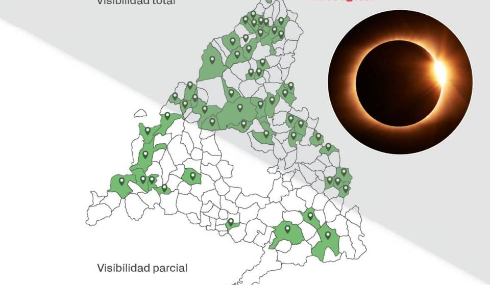 Eclissi solare totale a Madrid: orario esatto dell’eclissi, punti di osservazione e fascia di visibilità totale