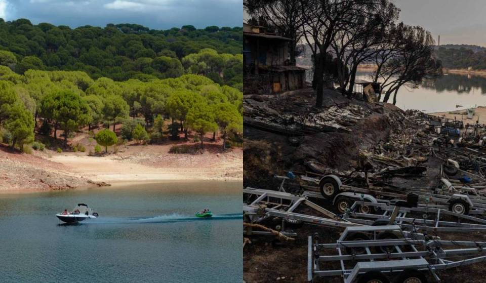 Carlos Sevillano, dono de um cais na albufeira de San Juan: «A grande incógnita é quem é que vai aparecer agora, porque não há nada, está tudo queimado»