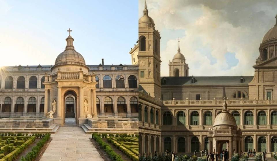 Dopo essere rimasto nascosto al pubblico per oltre 400 anni, il “giardino segreto” di El Escorial apre per la prima volta: ecco com’è andata la spettacolare restaurazione da 1,7 milioni di euro del Patio degli Evangelisti