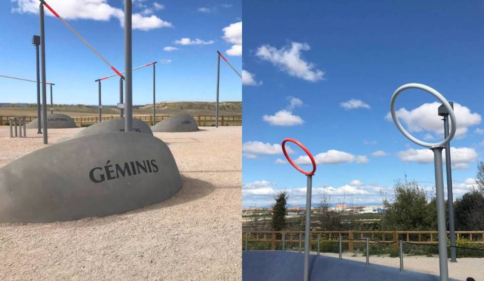 Madrids Sternenaussichtspunkt für die Sonnenfinsternis: ein kostenloser Ort in Vallecas mit Sitzplätzen, die auf die Sternbilder des Tierkreises ausgerichtet sind