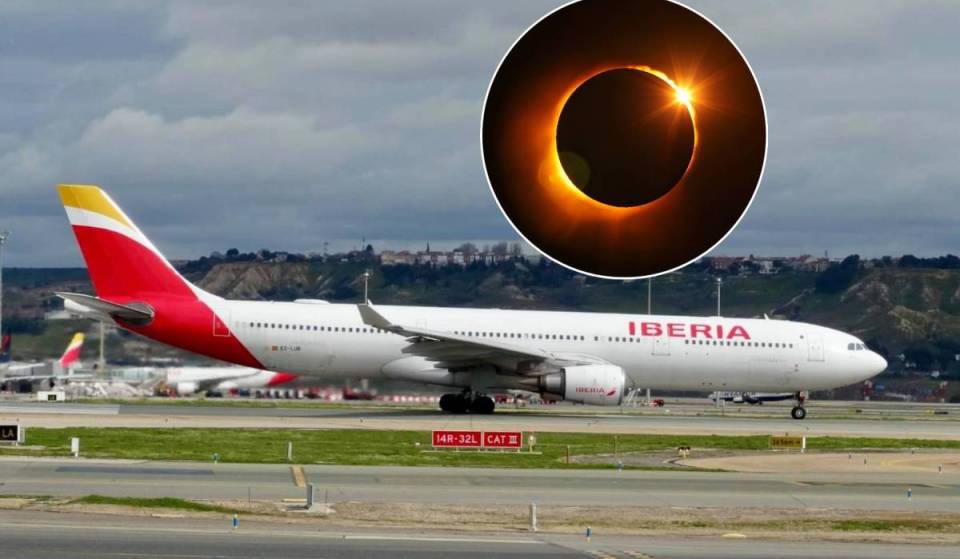 In Madrid gibt es einen Sonderflug, um die Sonnenfinsternis aus 10.000 Metern Höhe zu beobachten – mit Wissenschaftlern an Bord