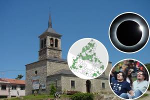 Le village madrilène qui sera plongé dans l’obscurité totale pendant 1 minute et 29 secondes et qui attirera des milliers d’amateurs d’éclipse