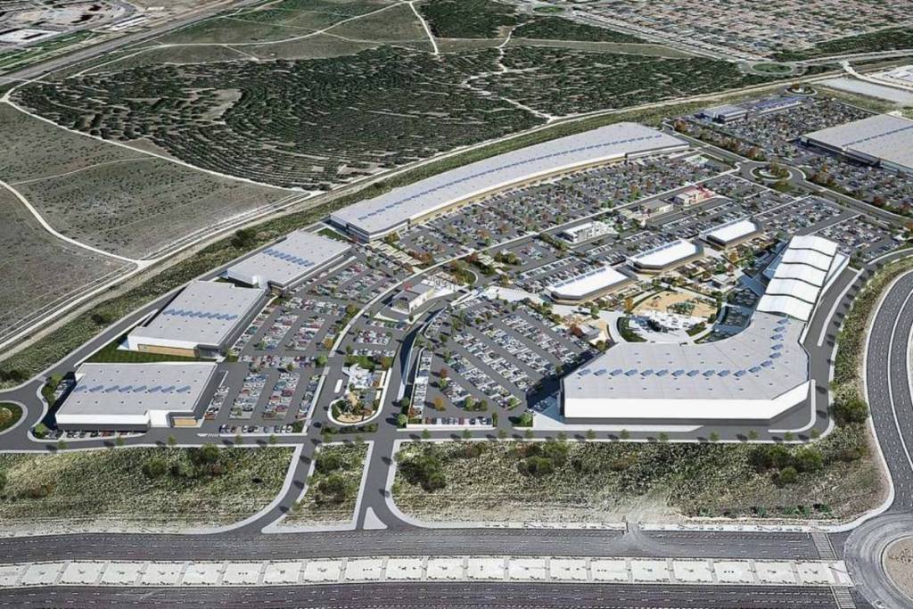 Recreación del futuro Parque Comercial El Cañaveral.