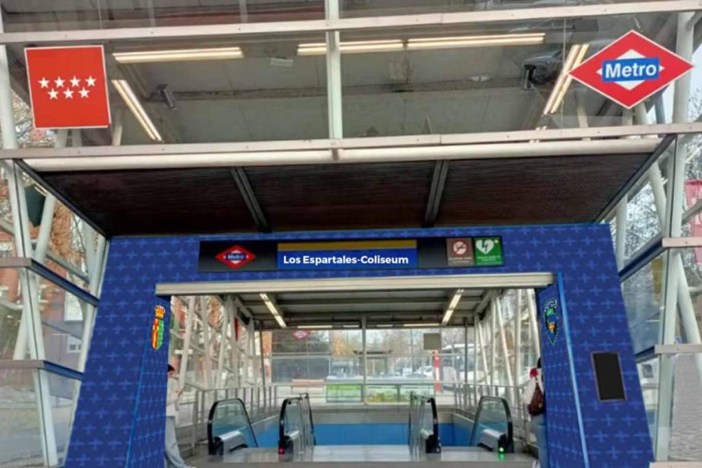 A estação de metro perto de um estádio de futebol em Madrid muda de nome: esta será a sua nova designação