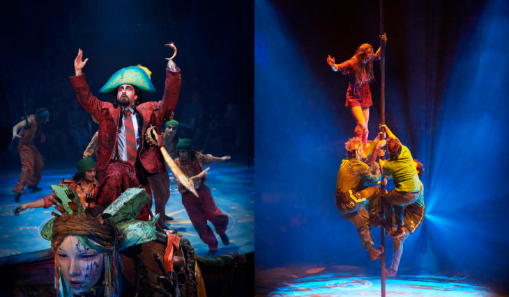 Começa a grande estreia mundial de «The Island of Neverland» em Madrid: teatro, circo contemporâneo e acrobacias fundem-se neste espetáculo que acaba de abrir as portas