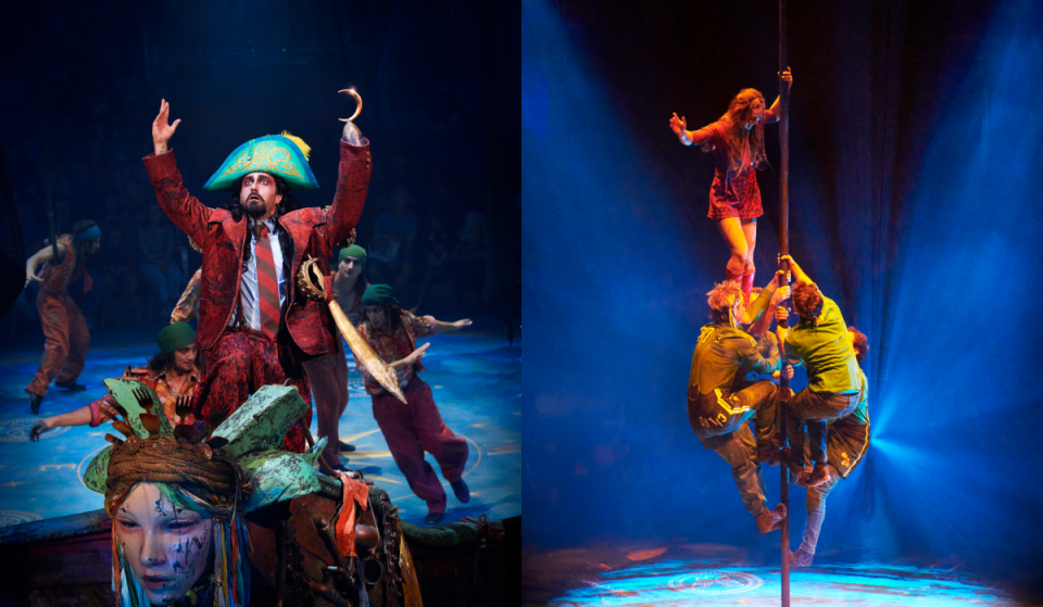 Die große Weltpremiere von „The Island of Neverland“ in Madrid geht los: Theater, zeitgenössischer Zirkus und Akrobatik verschmelzen in dieser Show, die gerade ihre Pforten geöffnet hat