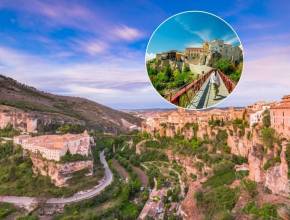 A menos de dos horas de Madrid, esta joya medieval de la UNESCO te invita a asomarte a sus vertiginosos balcones sobre el abismo, cruzar una pasarela roja con vistas espectaculares y admirar su imponente catedral gótica