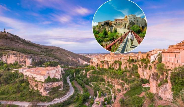 A menos de duas horas de Madrid, esta joia medieval da UNESCO convida-te a espreitar das suas varandas vertiginosas sobre o abismo, a atravessar uma passarela vermelha com vistas espetaculares e a admirar a sua imponente catedral gótica