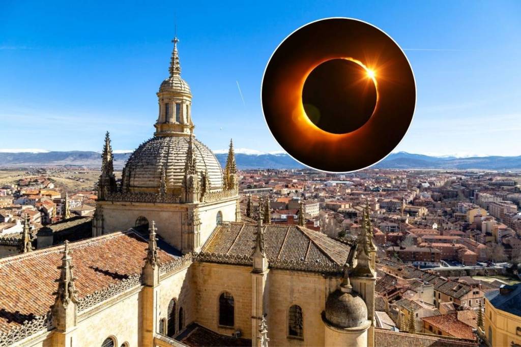 Es gibt ein besonderes Konzert zur Feier der totalen Sonnenfinsternis in Segovia, nicht weit von Madrid entfernt