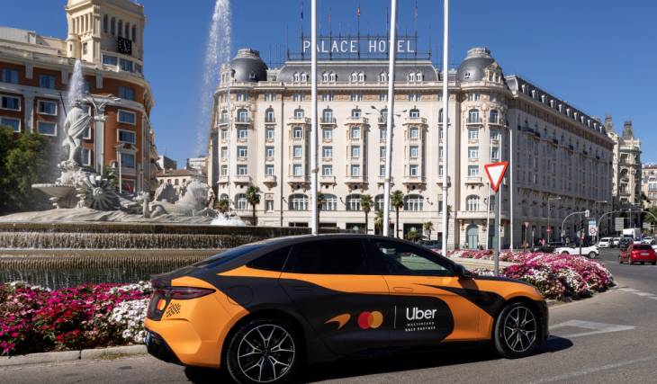 El efecto ‘papaya’ conquista Madrid: UberGP toma las calles