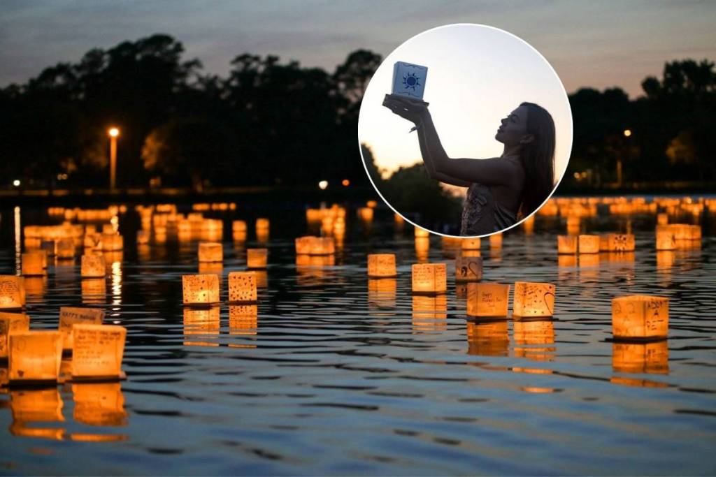 el festival de farolillos flotantes llega a zaragoza - water lantern festival - perfecto para una escapada desde madrid
