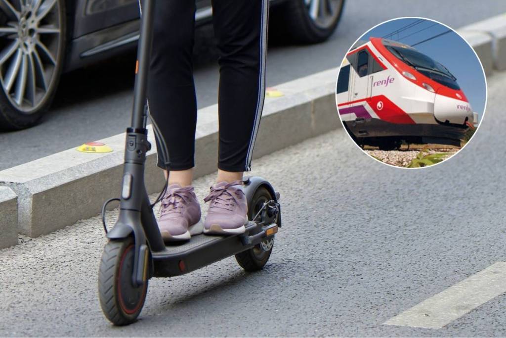 Electric scooters and commuter trains.