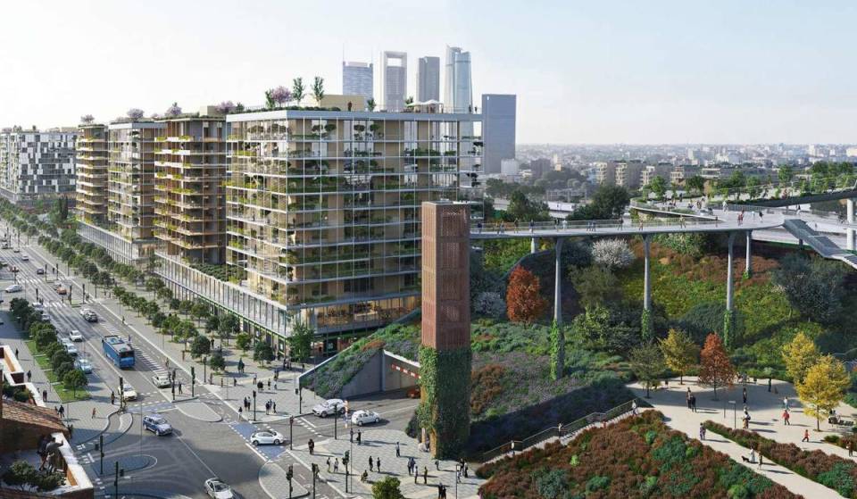 Die ersten 102 Wohnungen in Madrid Nuevo Norte sind bereits in Las Tablas auf dem Markt: Häuser mit großzügigen Gemeinschaftsbereichen, Fitnessstudio und Schwimmbad