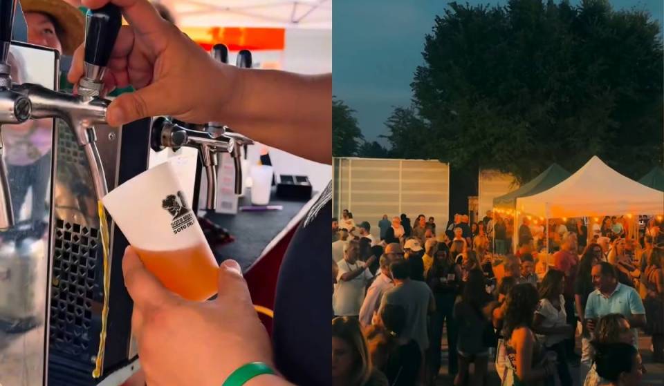 Dieses Wochenende findet in einer Ortschaft in Madrid ein Craft-Bier-Fest statt, mit lokalem Kunsthandwerk, Essensständen und Live-Musik