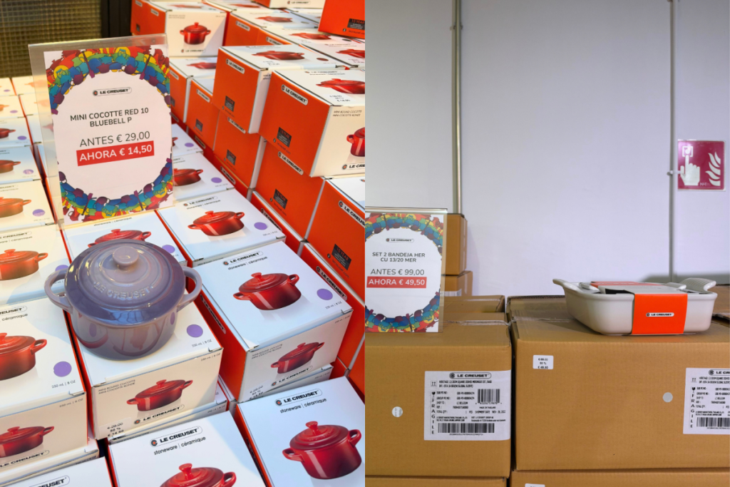 El outlet efímero de Le Creuset se instala en Madrid: rebajas de hasta el 60% y mini cocottes por 14,50 euros en un espacio de Malasaña