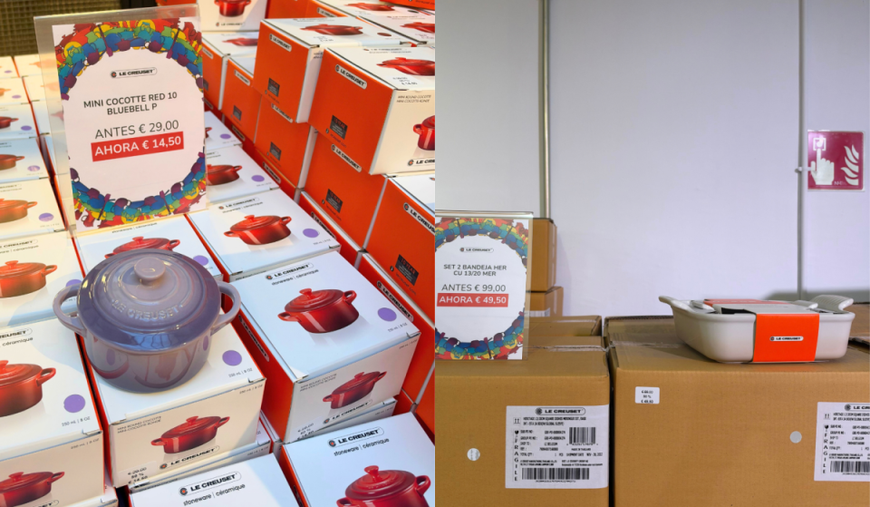 L’outlet temporaneo di Le Creuset arriva a Madrid: sconti fino al 60% e mini cocotte a 14,50 euro in uno spazio a Malasaña