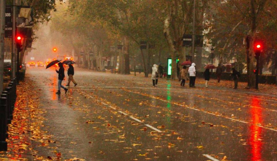 AEMET gibt den Zeitpunkt für die Rückkehr des Regens nach Madrid bekannt: 100 % Wahrscheinlichkeit am Samstag und 95 % am Sonntag