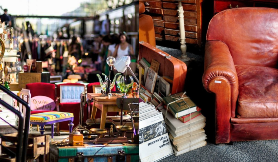 Der 5-€-Tipp zum Stöbern nach Antiquitäten in Madrid: über 100 Stände mit Vintage-Design an zwei Tagen