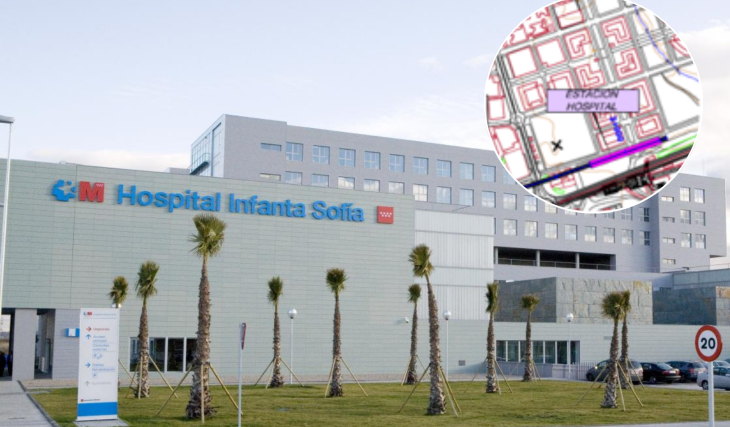 Cercanías Madrid wird Alcobendas und San Sebastián de los Reyes mit dem Krankenhaus Infanta Sofía verbinden: So wird die Linie C-4a mit einem neuen Bahnhof neben dem Krankenhaus verlängert