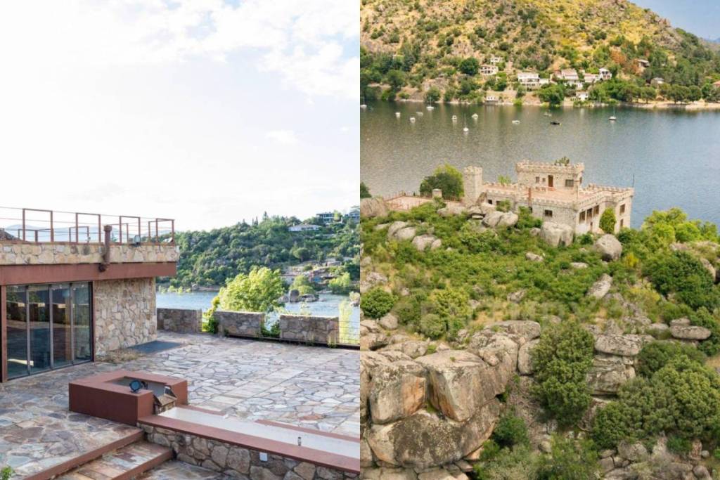 A 80 km de Madrid se vende una isla entera con castillo por 3,25 millones de euros: se llega en barca o en coche cuando baja el agua