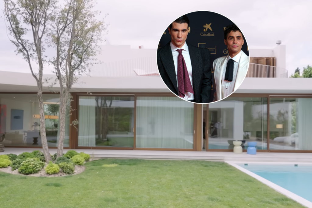 Así era la casa de Los Javis a las afueras de Madrid: estética brutalista, piscina estilo balear y valorada en 5 millones