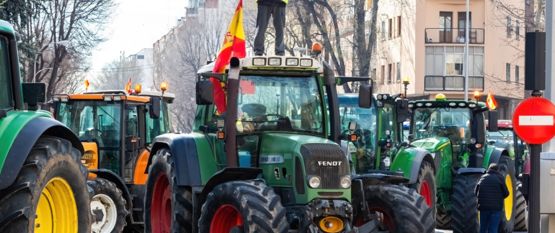 Una gran tractorada recorrerá el centro de Madrid este miércoles: horario, itinerario y posibles afecciones al tráfico