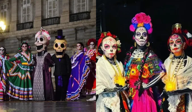 Este domingo, Madrid se llena de catrinas gigantes: horario y recorrido del desfile gratis que termina con una fiesta en la Plaza Mayor