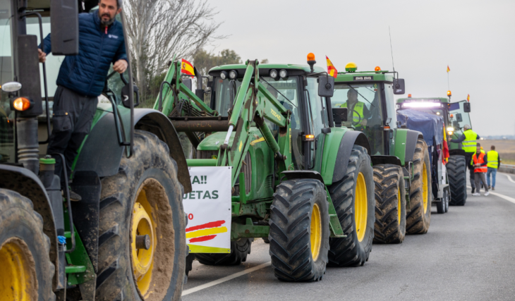 Suspendida la tractorada prevista hoy en Madrid por el accidente de tren de Toledo