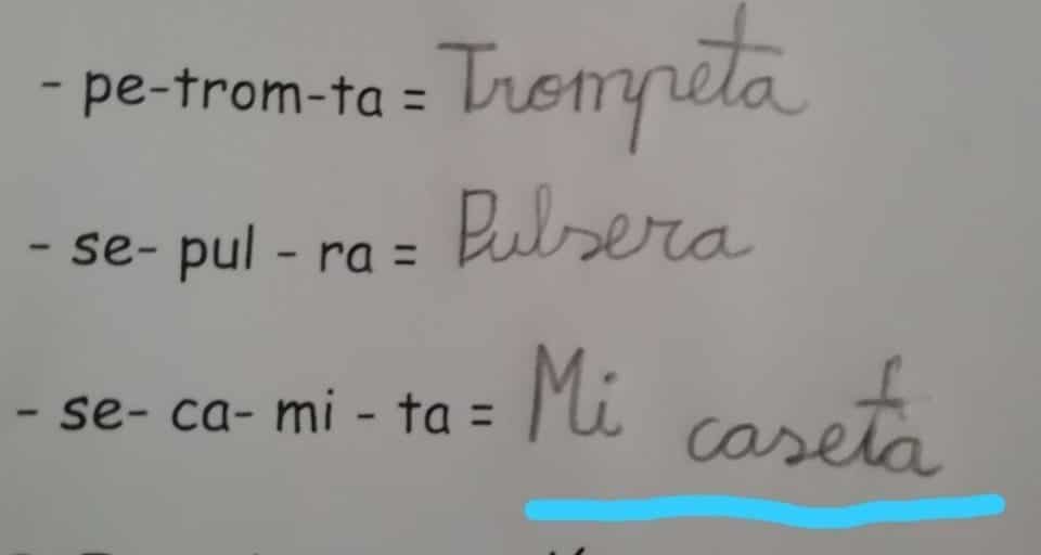 Este ejercicio escolar se hace viral y otro año sin Feria tienen mucho que ver
