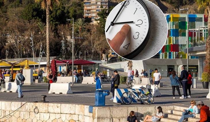 El cambio de hora en Málaga este 2026 regalará tardes de luz hasta pasadas las 20:30: cuándo ajustar el reloj