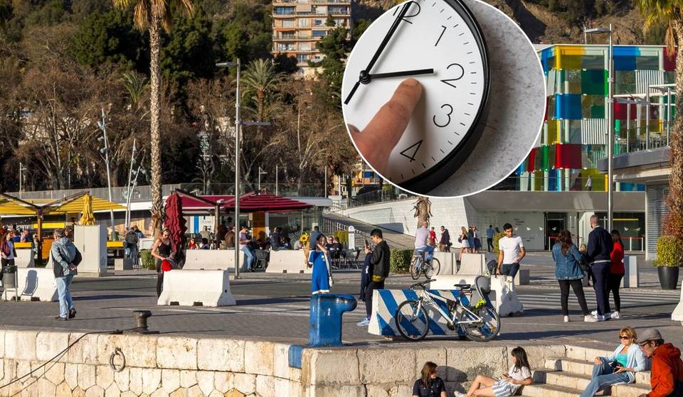El cambio de hora en Málaga este 2026 regalará tardes de luz hasta pasadas las 20:30: cuándo ajustar el reloj