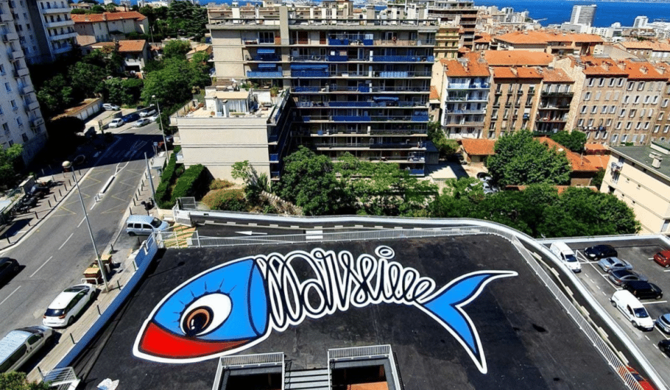 Une toute nouvelle fresque géante de la Sardine est désormais visible à Marseille !