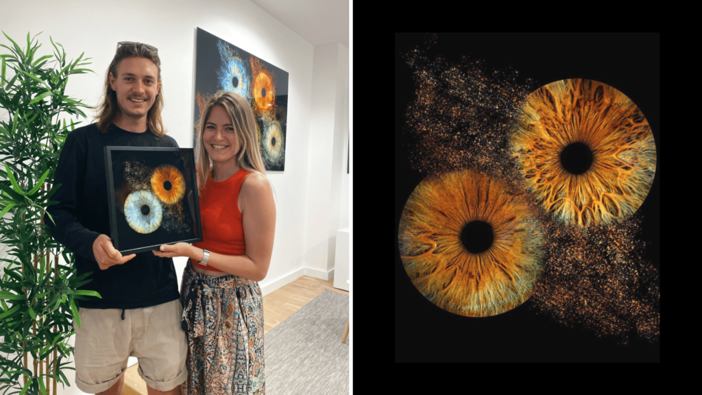 Insolite : cette boutique à Aix-en-Provence fait de vos iris un beau tableau !