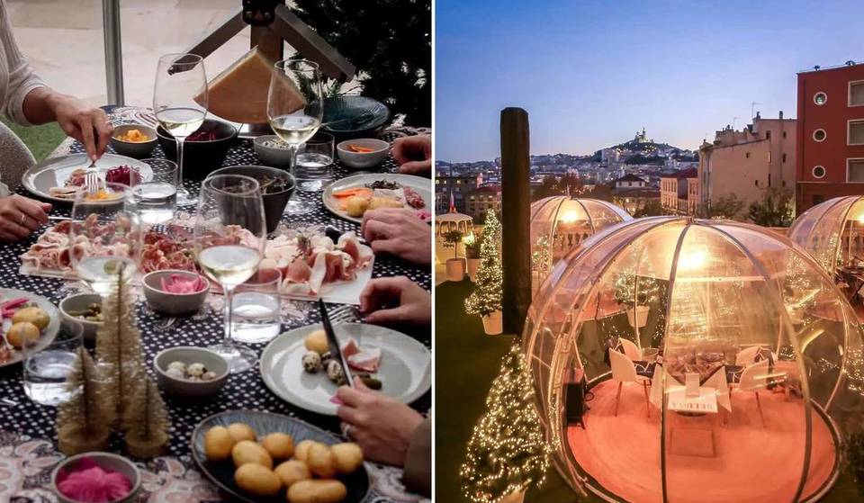 Raclette dans une bulle chauffée et panorama magique : l’expérience hivernale incontournable au Bar à Bulles de Marseille