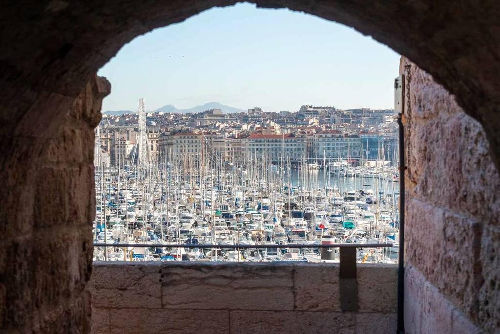 View of Marseille's Old Port