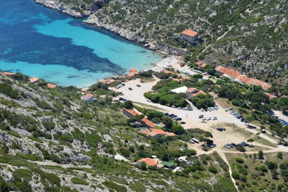 Calanque de Sormiou panorama marseille